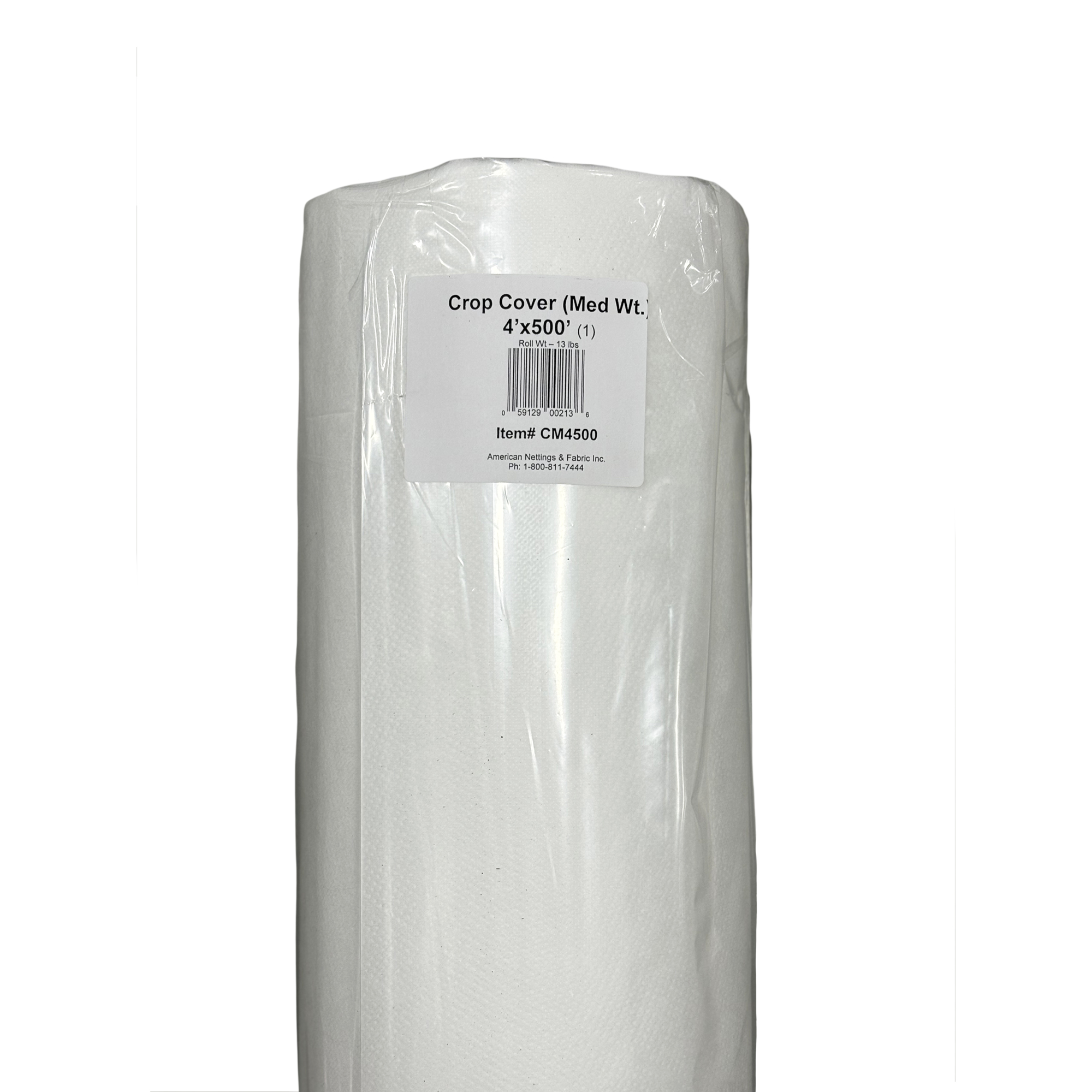 American Nettings & Fabric, Inc., Crop Cover Medium (30gm) 4ft.x500ft., Model# CM4500